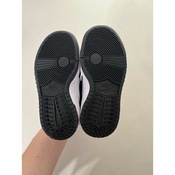 Nike Dunk Low Retro White Black Panda (TD) Sneaker Shoe Kids Size 7C New CU1727 - Picture 8 of 8